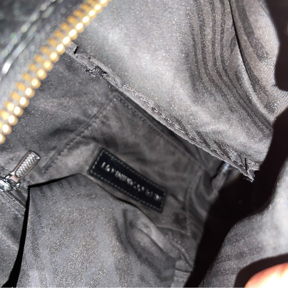 Rebecca Minkoff Black 100% Leather Julian Backpack - Picture 10 of 12